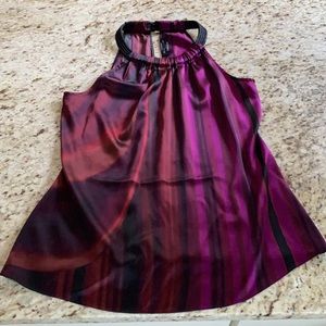 Elie Tahari halter silk top, size small